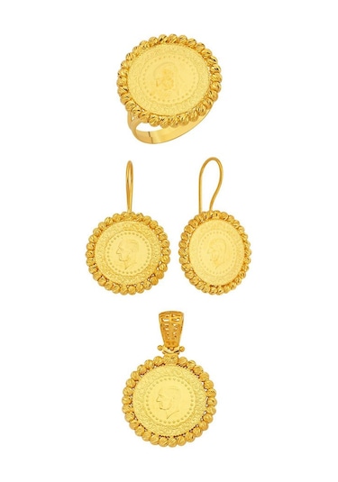 Dorikalı Çeyrekli Üçlü Set 22 G