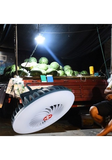 Fanlı Kamp Feneri Kamp Feneri L4to4f Beyaz