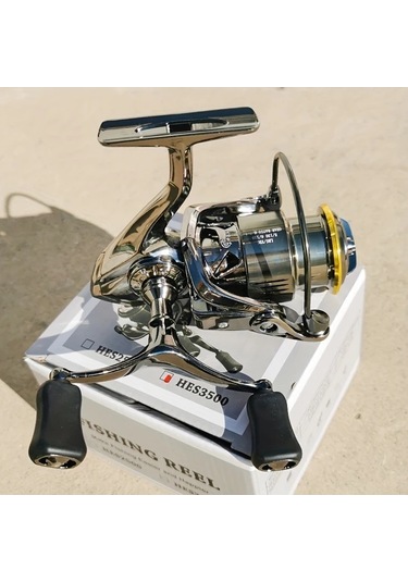 Xuweiwei Modeli 3500 Metal Çift Saplı Makara Döner Makara Sol Sağ El Alüminyum Alaşımlı Balıkçılık Makarası