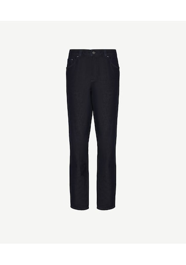 Relaxed Fit Erkek Denim Pantolon Koyu İndigo