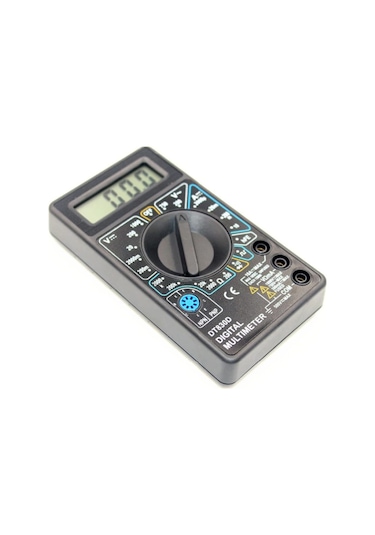 Dijital Avometre Multimetre  Ölçü Aleti Akım Voltaj Direnç Ölçer