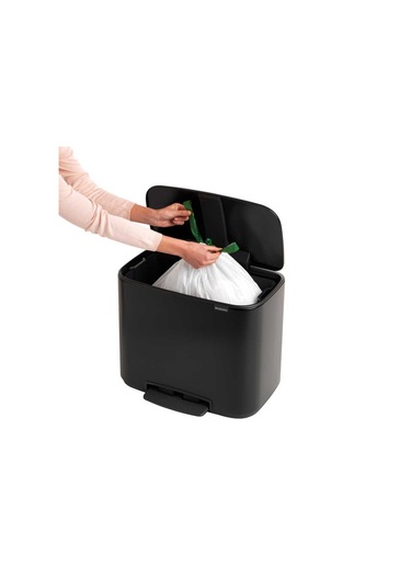 Brabantia Çöp Kutusu 36 Lt Pedallı Bo Mat Siyah 121463 Siyah