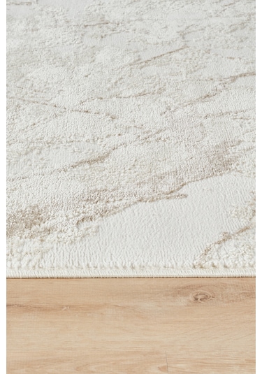 Kaşmir Halı 7/24 Sahara Blanca Bej 160x230 CM Salon Mutfak Halısı Kilim