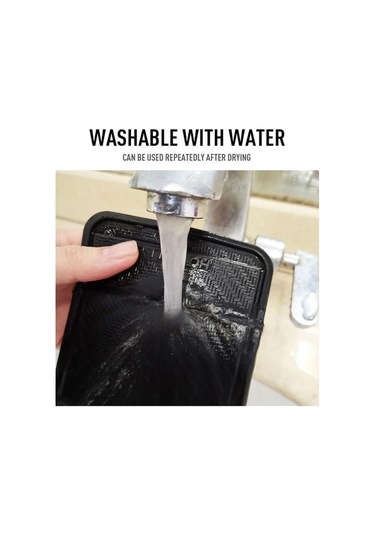 Joyhub Araba Katlanır Ped Cep Telefonu Braketi Kaymaz Silikon Pu Coaster Nano Basit Ped Siyah Yok Havalandırma