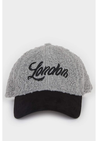 Defacto Kadın Pamuklu Cap Şapka U9363aznsgr2 Gri