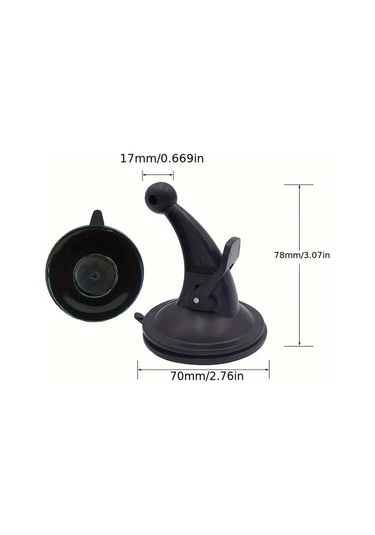 Primepickings Siyah Yapışkanlı Güçlü Emişli Duda Araç Için Akıllı Telefon Tutucu