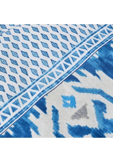 Karaca Home Neos Pamuk Çift Kişilik Nevresim Takımı Mavi