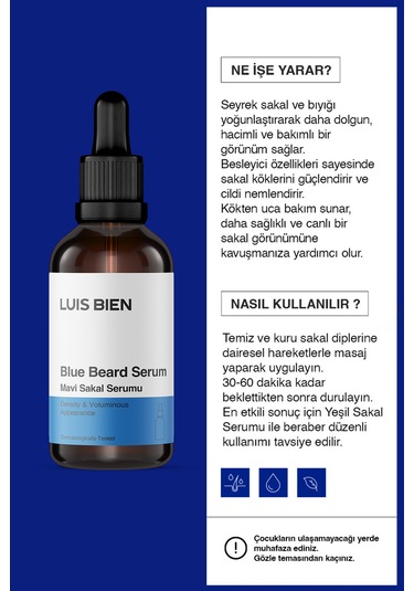 Luis Bien Mavi Sakal Bakım Serumu 30 ML