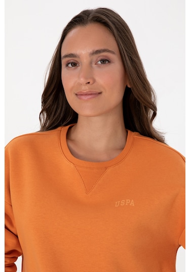 U.s. Polo Assn. Kadın Bakır Sweatshirt 50313586-vr182 Bakır
