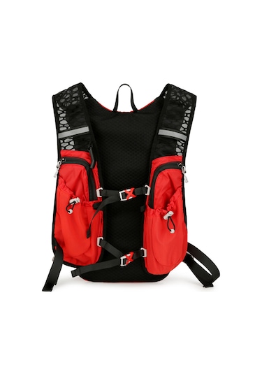 Vanaheimr Hafif Su İçme Sırt Çantası Büyük Kapasiteli Koşu Sırt Kırmızı Kızıl
