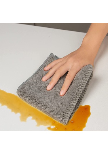 Kosona Üstün Emici Mikrofiber Temizlik Bezi - Ev Ve Mutfak İçin Kireç Ve Yağ Tutmayan, Yıkama Ve Kurutma Cloth 12 Adet