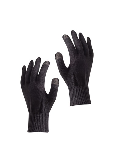 Oil Company Soft Parmak Touch Siyah Eldiven Dokunmatik Parmak Unisex 001