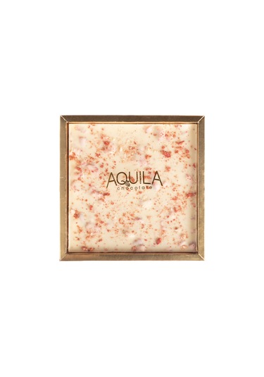 Aquila Chocolate Freeze Dry Çilekli Beyaz Çikolata 250 G