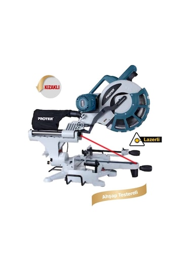 Proter PR 305 Radial Kızaklı Gönye Kesme Makinası 2000 W