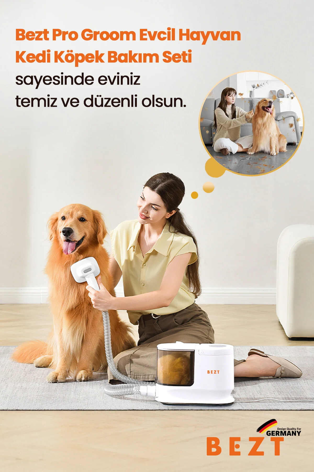 Bezt Pro Groom Evcil Hayvan Kedi Köpek Bakım Seti