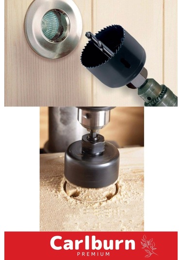 Premium 8 Parça Panç Seti Ağaç Kesme Alyan Anahtarlı Alçıpan Tavan Kesme Matkap Ucu Takımı