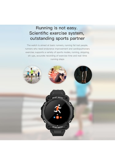 Geeroyoo fd68 Akıllı Spor Saati Takibi 3 Spor Modu