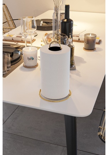 Gold Altın Kaplama Paslanmaz Dolu Çelik Havlu Peçetelik, Metal Havluluk