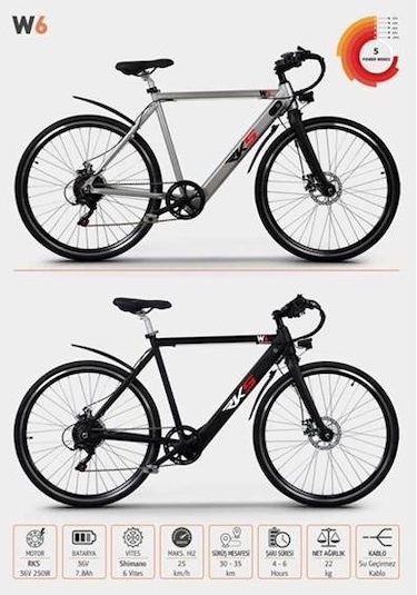 Rks W6 28" Jant Elektrikli Bisiklet