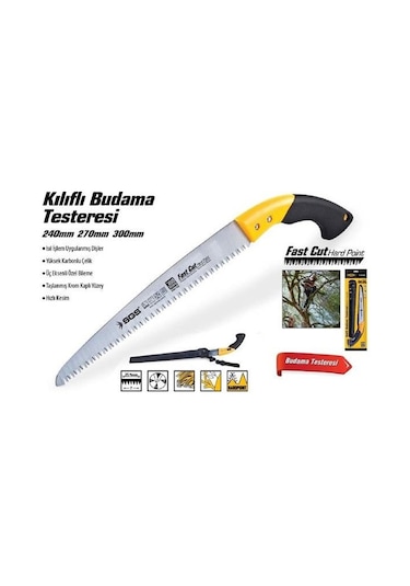 Sgs 1752 Kılıflı Budama Testeresi 300Mm