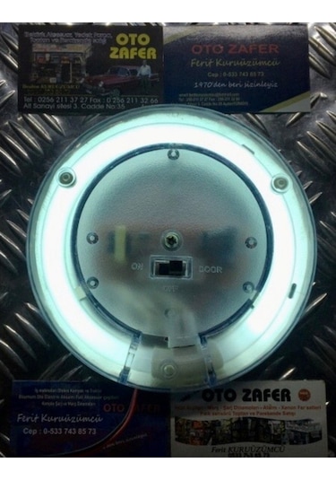 Tavan Lambası 12Volt Yuvarlak Neon Beyaz Floresan (534870845)