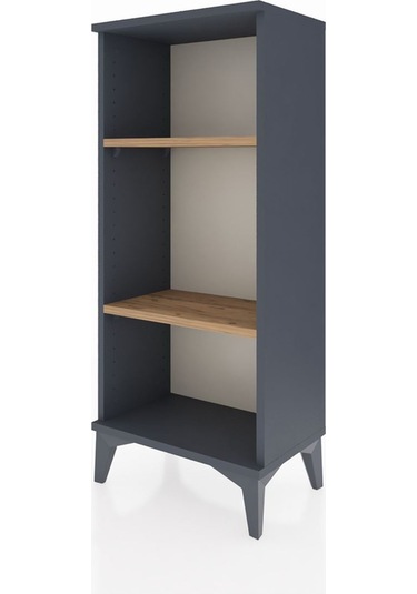 Arges Komodin 2 Raflı 44x30x106 Antrasit-çam Antrasit