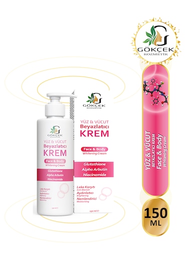 Gökçek Şifa Yüz ve Vücut Beyazlatıcı Krem 150 ML
