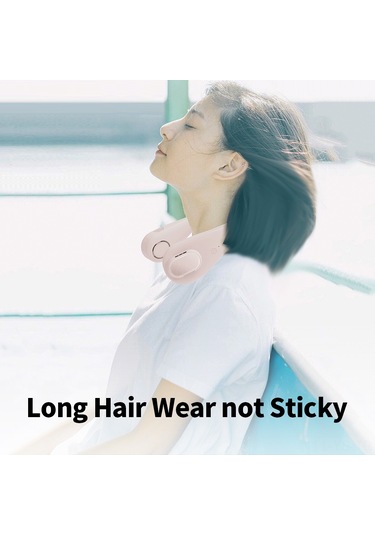 Yunboo 360 Esintili Boyun Askılı Bıçaksız Fan - 3 Hız Ayarlı, 16 Saate Kadar Çalışma Süresi Beyaz