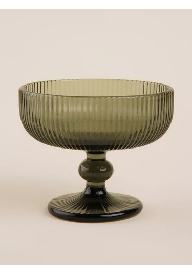 Sl Home Modern Ayaklı Cam Kreme Lüks 300 Ml, Grafit 239405392