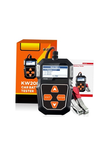 Konnweı Kw208 12v Araç Akü Yük Test Cihazı Profesyonel Otomotiv Alternatör Analizörü - Dalga Formu