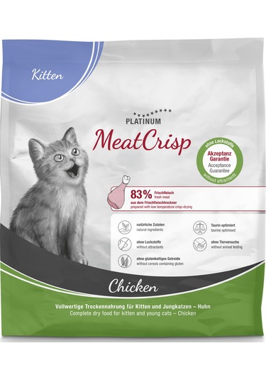 Platinum Meatcrisp Tavuklu Yavru Kedi Maması 400gr