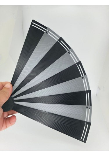 Yelpaze Serinleten Tasarımlar- Siyah-gri