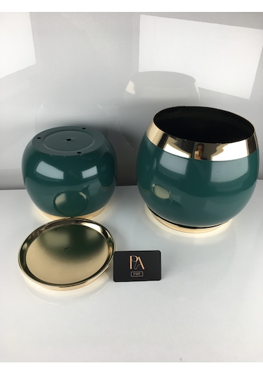 Y Dekoratif Saksı Orkide Obje Biblo Süs Eşya Salon Tv Konsol Ofis