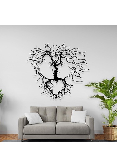 Romantik Tablo Kadın Ve Erkek Temalı Metal Tablo