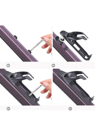 Suntek Bisiklet Su Şişesi Kafesi İçecek Braketi Dışarıda Siyah