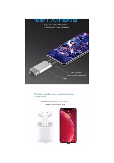 Otg Adaptör - Lightning Usb 3.0 - Siyah Um36299-6 Yurt Dışından