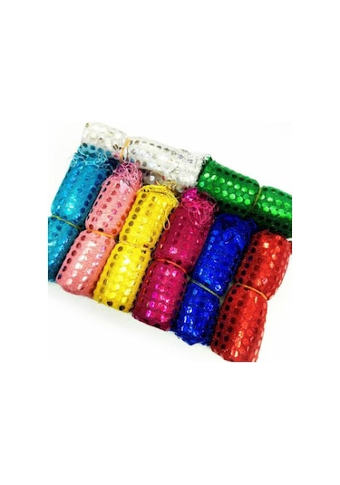 Kınadunyasi 20Adet Renkli Mendil Kına Düğün Sünnet Pullu Mendil Halay Mendili