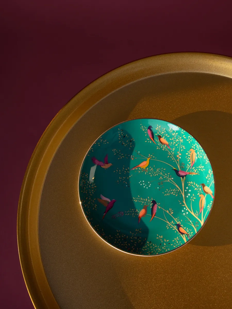 Lefard Golden Birds Meze Tabağı 20 Cm Porsel 335620044 Turkuaz