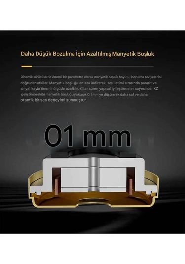 Kz Zvx Pro Saf Akustik Tasarım Tamamen Metal Iem Zvx Pro