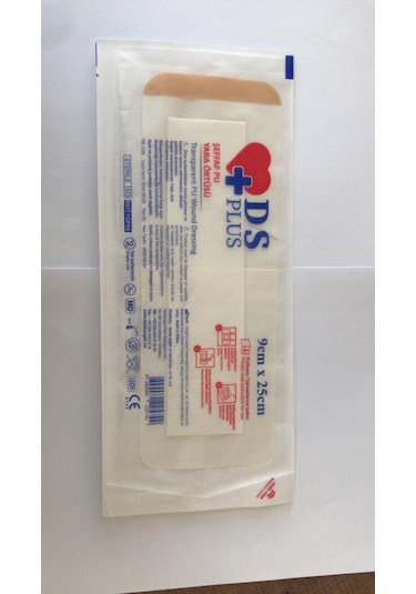 Ds Plus Pu Şeffaf Su Geçirmez Yara Pedi 9 x 25 CM