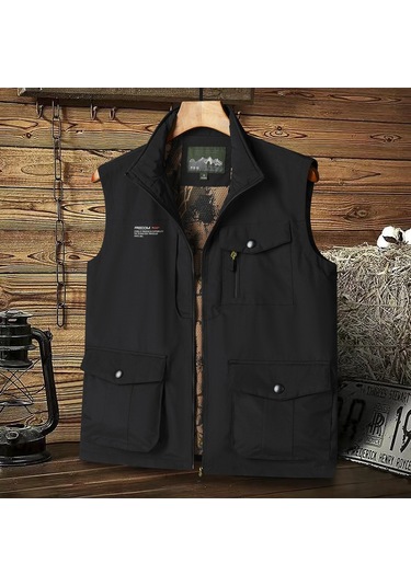Erkek Yelek Ceket Siyah