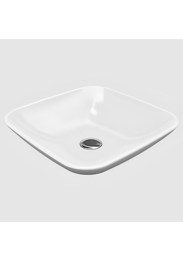 Bien HRLG04301FD0W5000 Harmony Batarya Deliksiz Taşma Kanalsız  Gövde Üstü Lavabo 43 CM