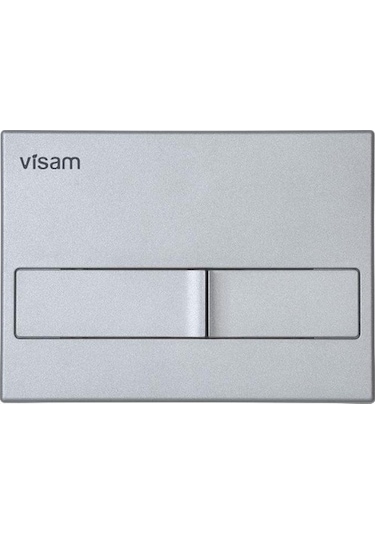 Visam Karina Mat Krom Gömme Rezervuar Kumanda Paneli Basma Butonu Mat Krom