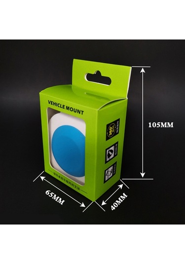 Cbtx Yapışkanlı Araç Kontrol Paneline Montaj Cep Telefonu Braketi Manyetik Emme Cep Telefonu Tutacağı - Beyaz / Sarı