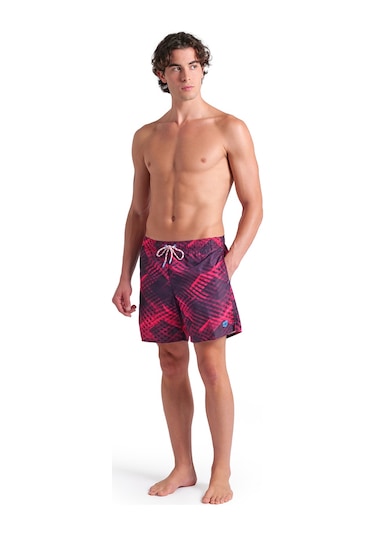 Arena Water Prints Beach Erkek Mor Deniz Şortu 007153911 Mor
