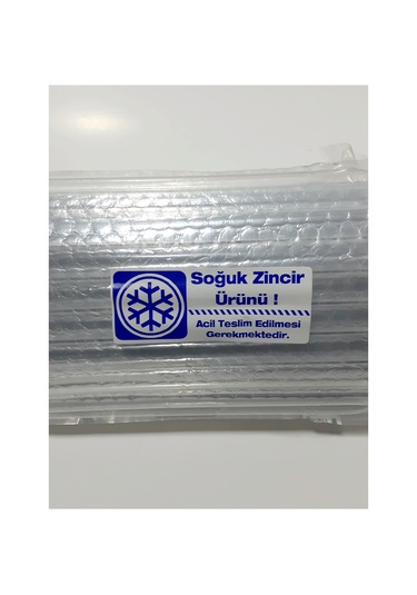 Soğuk Zincir Etiketi Soğuk Zincir Kargo Ürün Uyarı Etiketi 100 Ad