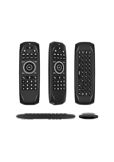 Maiyame Havada Kullanılabilen 2.4g Kablosuz Klavye - Ses Kontrolü Ve Arka Aydınlatmalı 112 Karakter