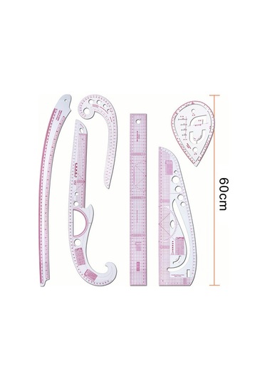 Suntek Magideal Metrik Cetvel Seti Şablonlar Elbise 6-parça