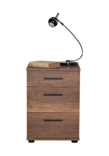 Tredline  Üç Çekmeceli Komodin - Oslo  Ceviz