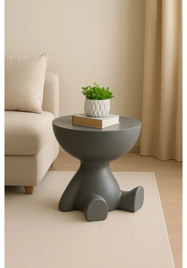 Tedy Yan Sehpa & Ayıcık Zigon Sehpa & Pinterest Sehpa Modeli - Antrasit Antrasit